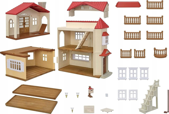 Набір Sylvanian Families Red Roof Country Home (SLV5727) - зображення 4