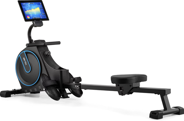 Гребний тренажер магнітний Gymtek XR1000 Синій до 120 кг (16 рівнів навантаження) - зображення 12