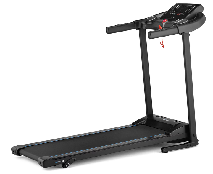 Бігова доріжка Gymtek XT550 синя: Електрична, 2.0 к.с., 12 км/год, 3 Нахили, 12 програм. До 120 кг, Складна для дому, MP3/AUX - Фото 12 Бігова доріжка Gymtek XT550 синя: Електрична, 2.0 к.с., 12 км/год, 3 Нахили, 12 програм. До 120 кг, Складна для дому, MP3/AUX - зображення 12