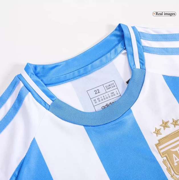 Дитяча футбольна форма Adidas Messi №10 Argentina 2024-2025, розмір 24 (зріст 130–140 см), біло-блакитна - изображение 4