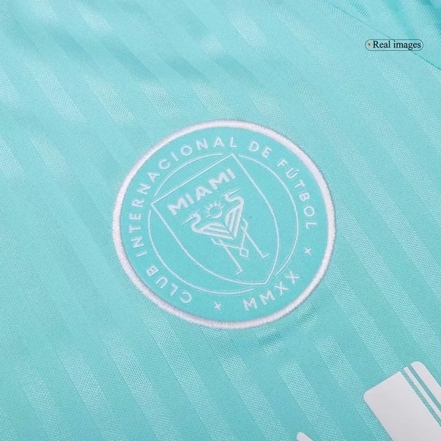 Дитяча футбольна форма Adidas Messi №10 Inter Miami 2024-2025, розмір 28 (зріст 150–160 см), м'ятна - изображение 5