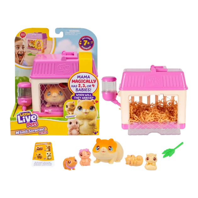 Zestaw do zabawy Moose Little Live Pets Mama-niespodzianka Chomik (630996266267) - obraz 2