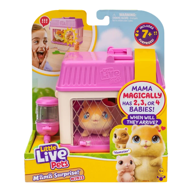 Zestaw do zabawy Moose Little Live Pets Mama-niespodzianka Chomik (630996266267) - obraz 3