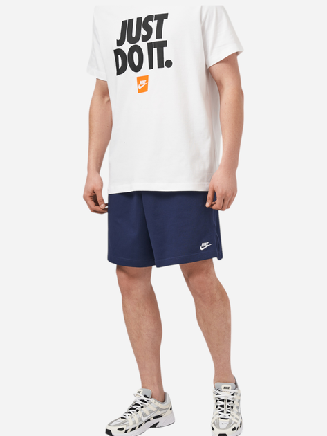 Spodenki męskie Nike Club FQ4359-410 L Niebieskie - obraz 3