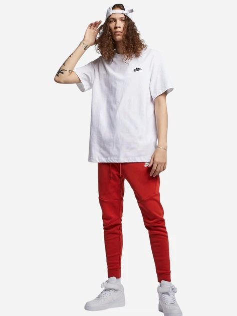 Koszulka męska bawełniana Nike M Nsw Club Tee AR4997-101 2XL Biała - obraz 3