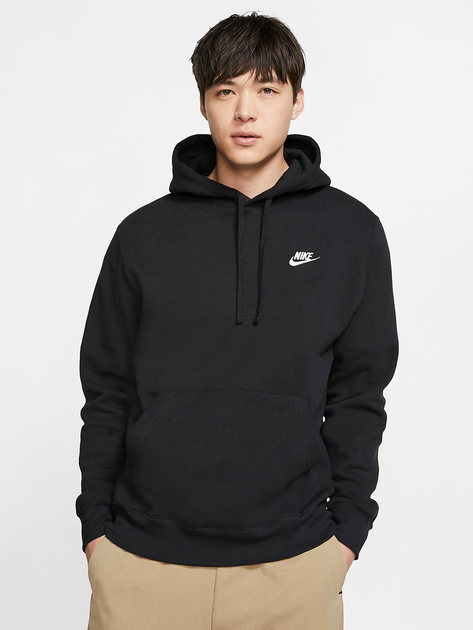 Худі утеплене чоловіче Nike M Nsw Club Hoodie Po Bb BV2654-010 XL Чорне (193147704600) - зображення 1