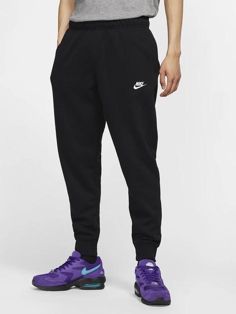 Спортивні штани чоловічі Nike M Nsw Club Jggr Ft BV2679-010 L Чорні (193147709179) - зображення 1