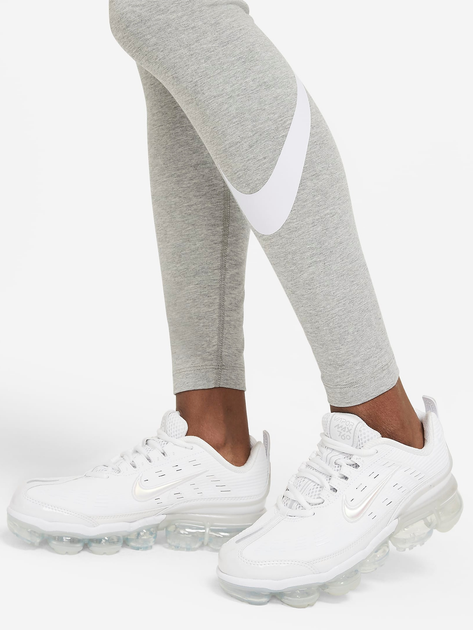Спортивні легінси жіночі Nike W Nsw Essntl Gx Mr Lggng Swsh CZ8530-063 L Сірі (194502821673) - зображення 4