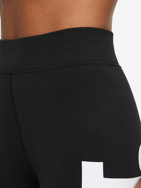 Спортивні легінси жіночі Nike W Nsw Essntl Gx Hr Lggng Jdi CZ8534-010 S Чорні (194502822557) - зображення 5