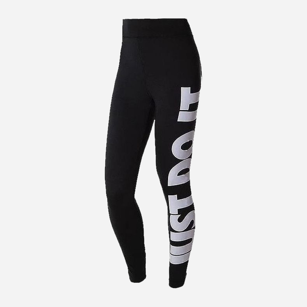 Спортивні легінси жіночі Nike W Nsw Essntl Gx Hr Lggng Jdi CZ8534-010 M Чорні (194502822564) - зображення 6