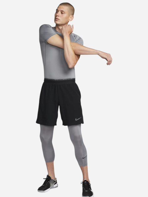 Koszulka męska sportowa Nike Pro FB7932-084 2XL Szara - obraz 3