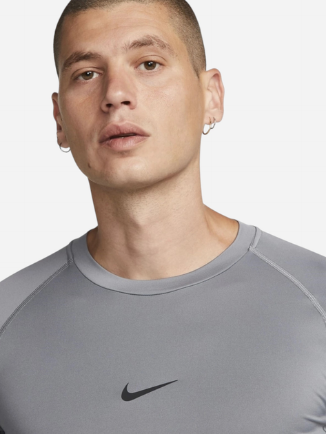 Koszulka męska sportowa Nike Pro FB7932-084 2XL Szara - obraz 4