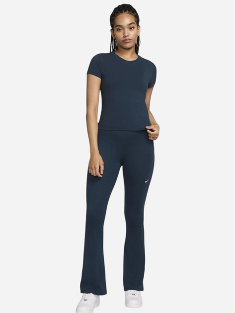 Спортивна футболка жіноча Nike Sportswear Chill Knit FV5508-478 XS Темно-синя (197596098860) - зображення 3