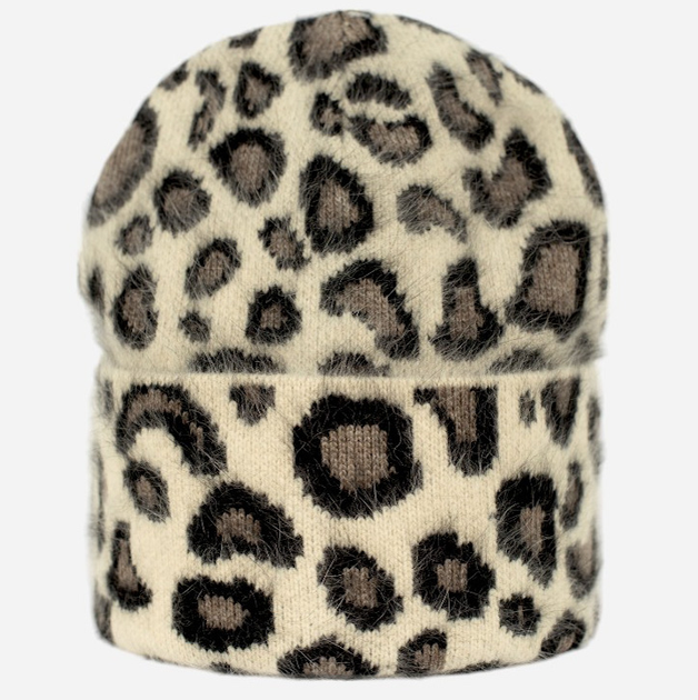 Czapka damska zimowa beanie Art Of Polo cz21422 One size Lamparta - obraz 1