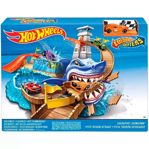 Трек Hot Wheels "Охота на акулу" серии "Измени цвет" BGK04 - изображение 8