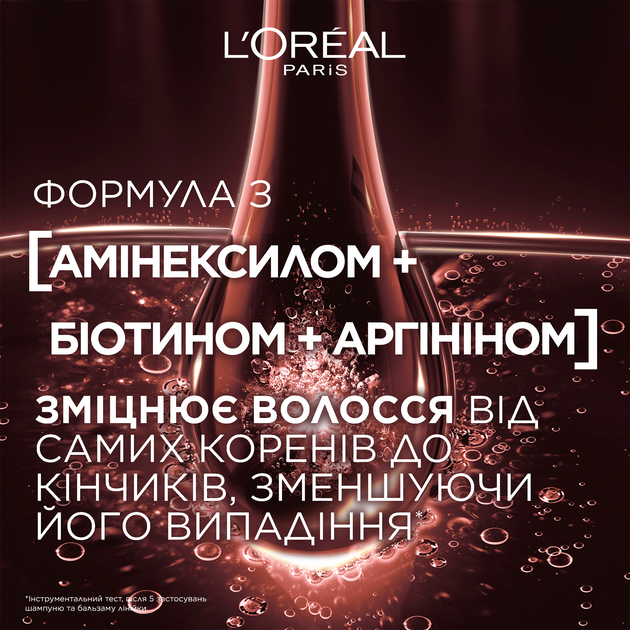 Шампунь L'Oreal Paris Elseve Аргінін + Амінексил для ослабленого