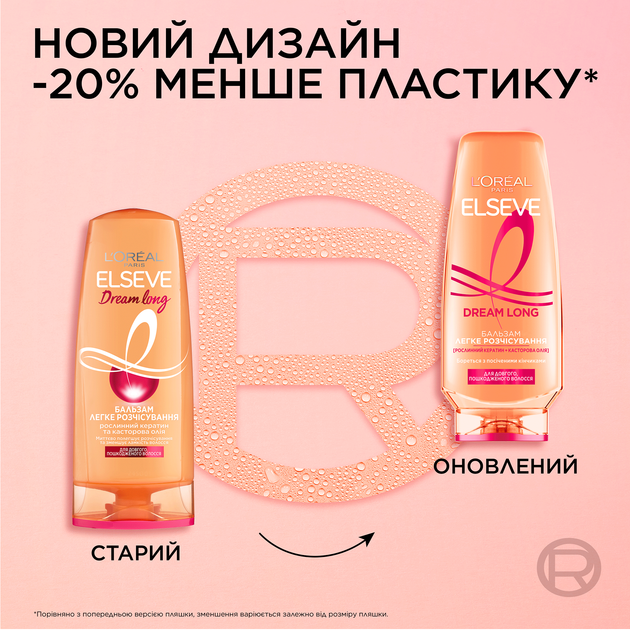 Бальзам L'Oreal Paris Elseve Dream Long Легкое расчесывание для длинных и поврежденных волос 200 мл (3600523759569) - изображение 3