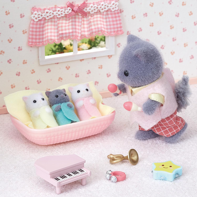 Набір Sylvanian Families Трійнята персидських котів (SLV5458) - зображення 4