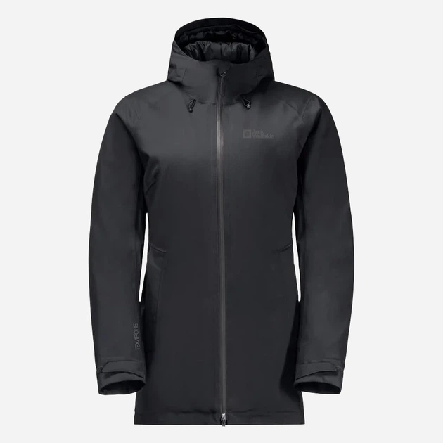 Куртка зимняя женская Jack Wolfskin Stirnberg Ins Jkt W 1115451-6000 XS Черная (4064993504804) - изображение 6