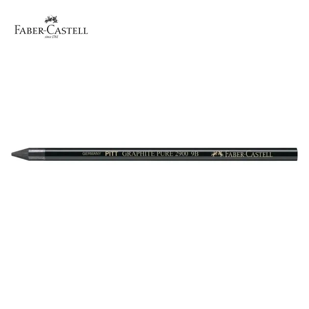 Графіт натуральний Faber-Castell Pitt Graphite Pure Pencil 9B - Фото 2 Графіт натуральний Faber-Castell Pitt Graphite Pure Pencil 9B - изображение 2