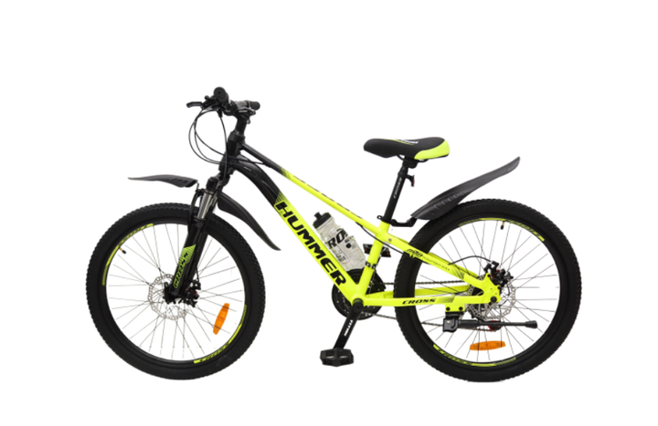 Велосипед Cross 24 Hummer 2024 Рама-11 neon-yellow - зображення 5