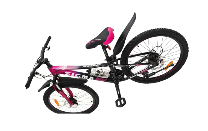 Велосипед Cross 26 Sigma 2024 Рама-13 dark pink - зображення 3