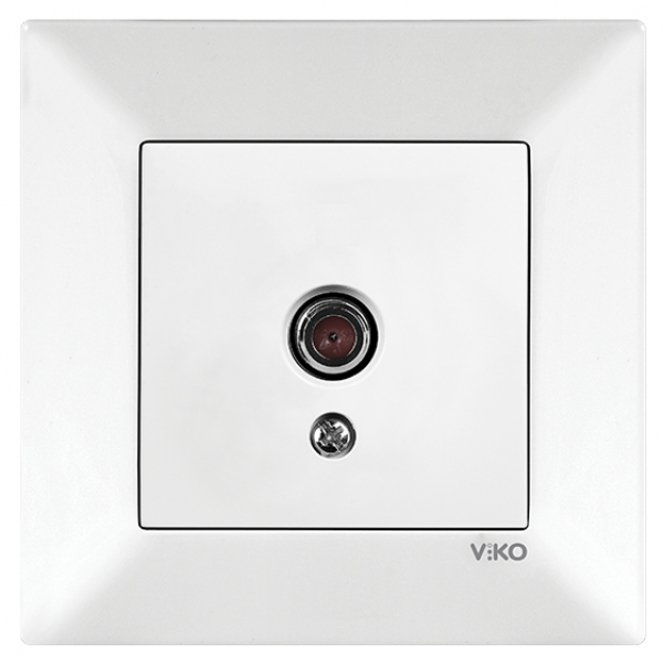Розетка ТВ VIKO Meridian Белый (90970110) – низкие цены, кредит, оплата ...