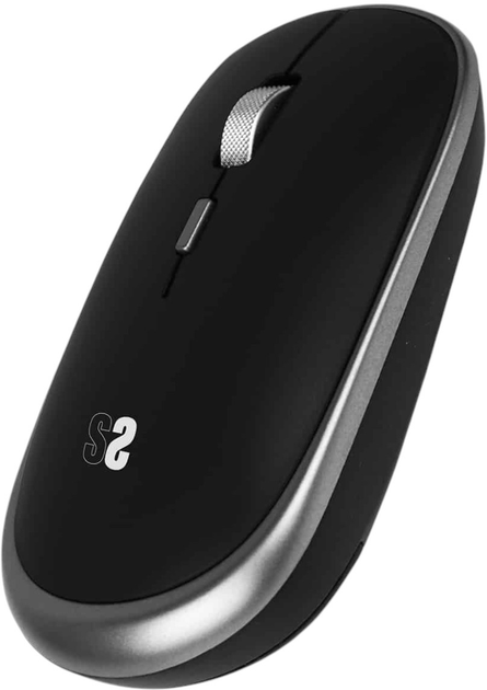 Mysz SUBBLIM Mini Wireless Black/Silver (SUBMO-RFM0002) - obraz 1