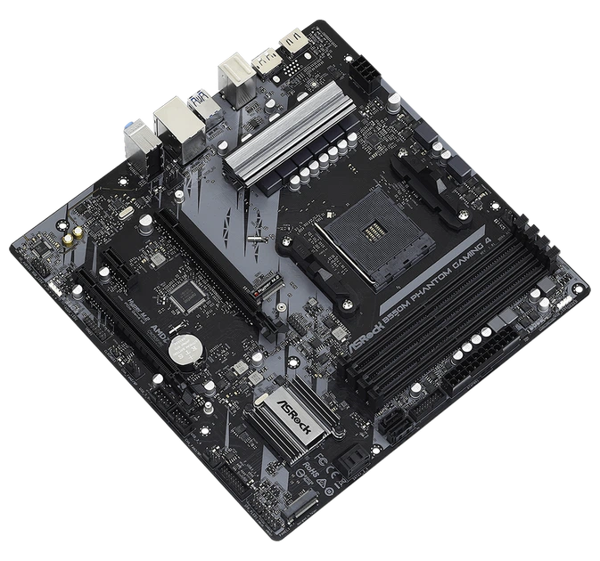 Материнська плата AM4 ASRock B550M PHANTOM GAMING 4 - зображення 3
