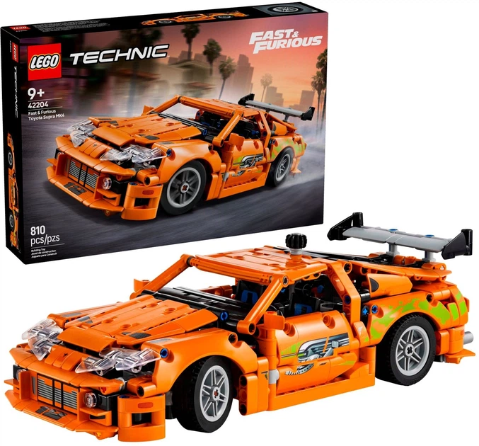 Конструктор LEGO Technic Fast and Furious Toyota Supra MK4 810