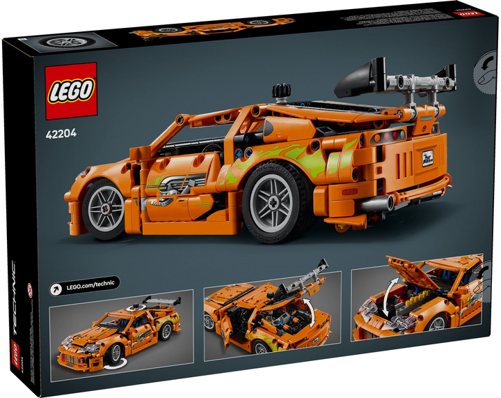 Zestaw klocków LEGO Technic Fast and Furious Toyota Supra MK4 810 elementów (42204) - obraz 6