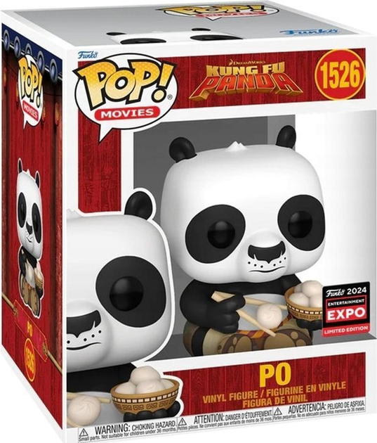 Фігурка Funko Pop! Movies: Kung Fu Panda - Super Po with Dumplings 9 см (70844) - зображення 1