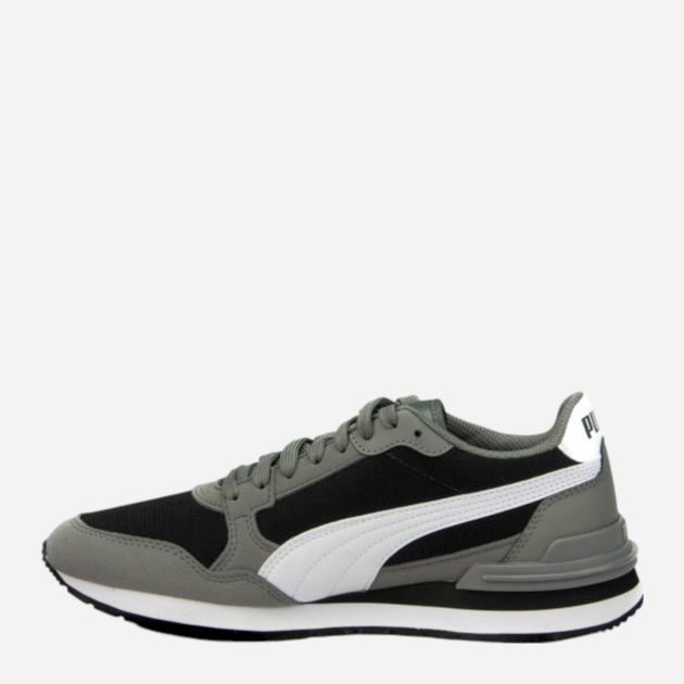 Buty sportowe młodzieżowe chłopięce Puma St Runner V4 Mesh Jr 399876-04 35.5 (3.5UK) Szary/Czarny - obraz 1