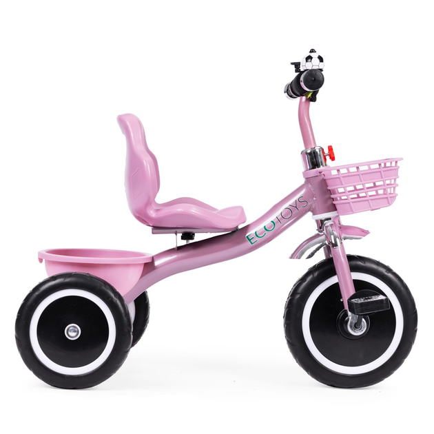Триколісний велосипед EcoToys WQL-1999 Рожевий (5905817005994) - зображення 3