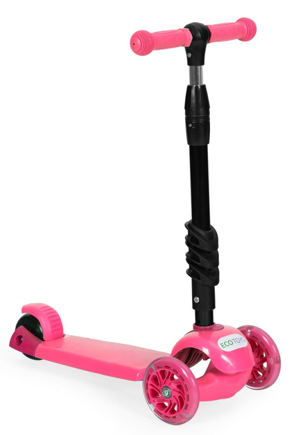 Hulajnoga dziecięca EcoToys 3 w 1 YM-SW-6 Różowa (5903769978809) - obraz 5