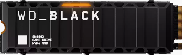 SSD диск Western Digital Black SN850X with Heatsink 8TB M.2 2280 PCIe 4.0 x4 NVMe (WDS800T2XHE) - зображення 1