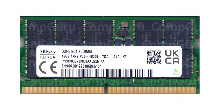 Оперативная память для ноутбука Hynix DDR5 16GB 4800MHz SO-DIMM 1Rx8 ...