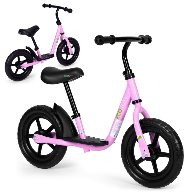 Біговел EcoToys JT-BB-05 Рожевий (5905817002894) - зображення 4