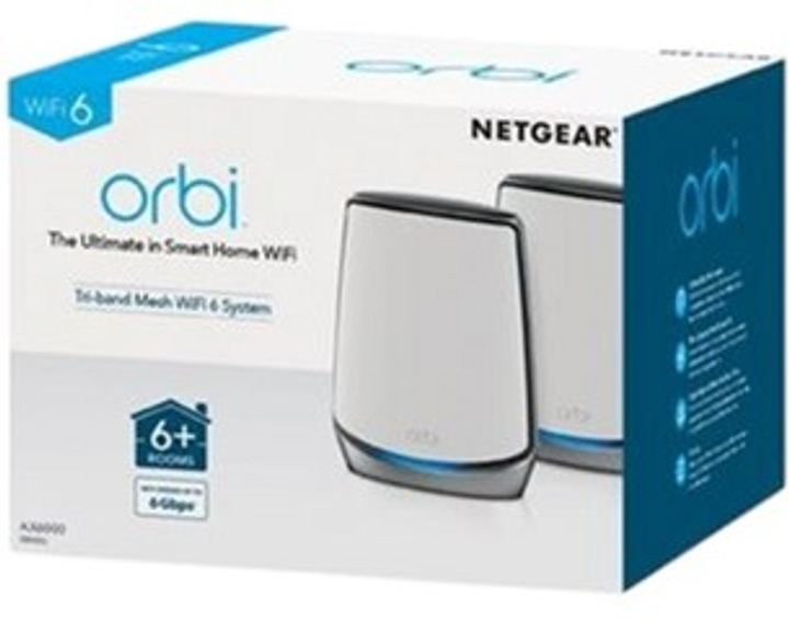 Маршрутизатор Netgear Orbi RBK852 AX6000 (RBK852-100EUS) - зображення 3