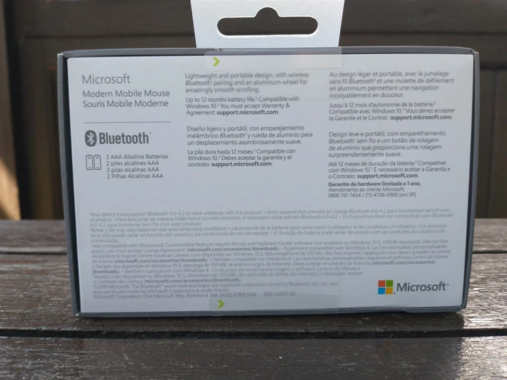 Миша Microsoft Modern Mobile Bluetooth Mint (KTF-00027) - Фото 6 Миша Microsoft Modern Mobile Bluetooth Mint (KTF-00027) - зображення 6