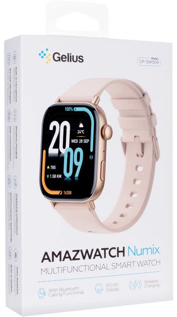 Смарт-часы Gelius Pro GP-SW009 Amazwatch Numix Gold - изображение 8