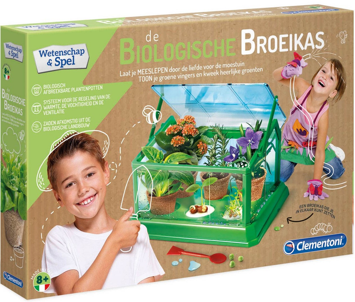 Zestaw do eksperymentów Clementoni Science & Play Greenhouse Bio (8005125669486) - obraz 1