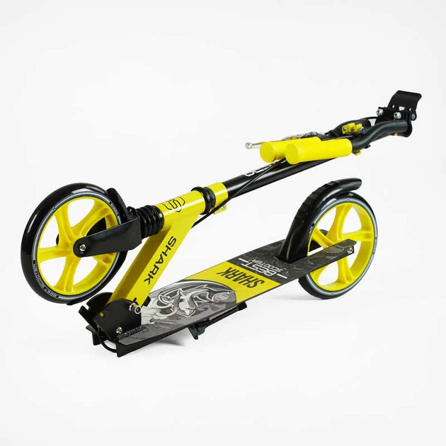 Самокат двоколісний дитячий Best Scooter SH-10865 «SHARK» (колеса: Ø7.9"/PU, рама: алюміній/складна, до 70 кг) - изображение 8