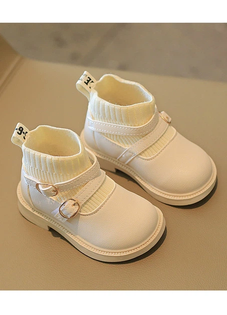 Дитячі черевики MIKIDS 18р 11см білі C023 - Фото 5 Дитячі черевики MIKIDS 18р 11см білі C023 - зображення 5