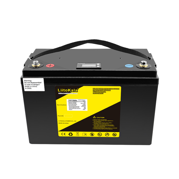 Аккумулятор LiitoKala LiFePO4 12V 150Ah (1800Wh) с LCD-дисплеем и встроенным BMS, 4000+ циклов - изображение 3