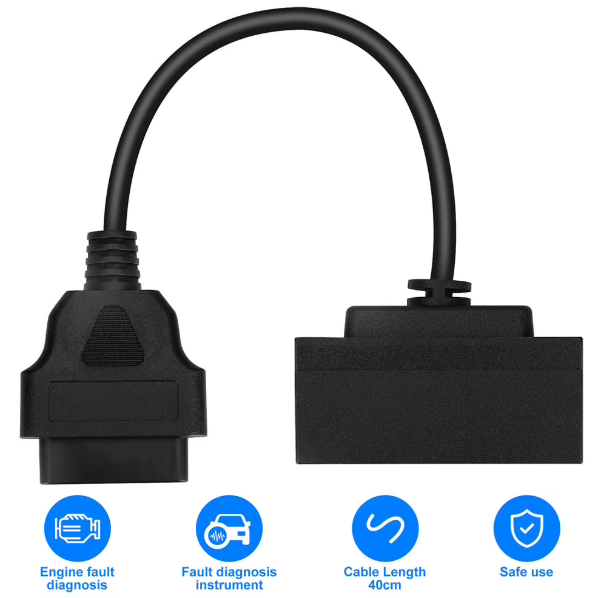 Переходник диагностический Ford 7 pin на OBD2 16 pin (Ford, Lincoln, Mercury) - изображение 3