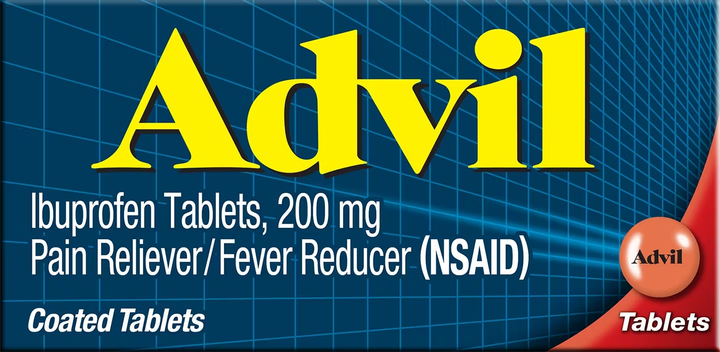 Знеболюючий та жарознижувальний засіб Ібупрофен Advil 200 мг 100 таблеток - зображення 1