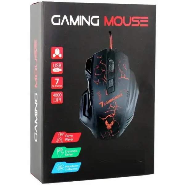 Ігрова миша Gaming Mouse IX7 USB з RGB підсвіткою, провідна геймерська миша для ПК та ноутбука - Фото 10 Ігрова миша Gaming Mouse IX7 USB з RGB підсвіткою, провідна геймерська миша для ПК та ноутбука - зображення 10