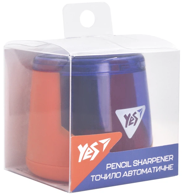 Точилка автомат YES со сменным лезвием Оранжевая (620572) (5056574450104) - Фото 2 Точилка автомат YES со сменным лезвием Оранжевая (620572) (5056574450104) - изображение 2