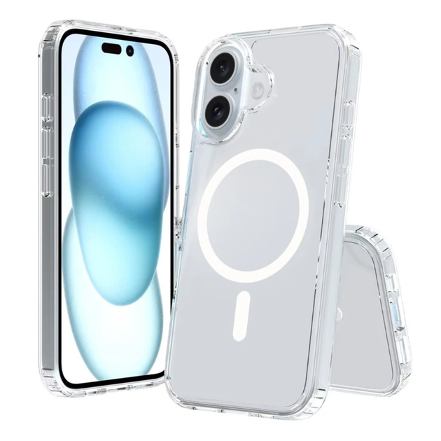 Чохол Cosmic Acrylic MagSafe HQ для Apple iPhone 16 Transparent - Фото 1 Чохол Cosmic Acrylic MagSafe HQ для Apple iPhone 16 Transparent - зображення 1